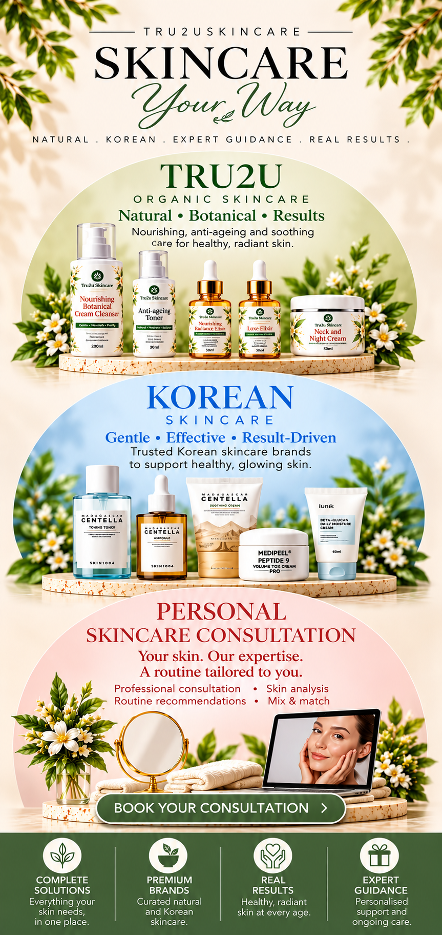 Botanical skincare, your way