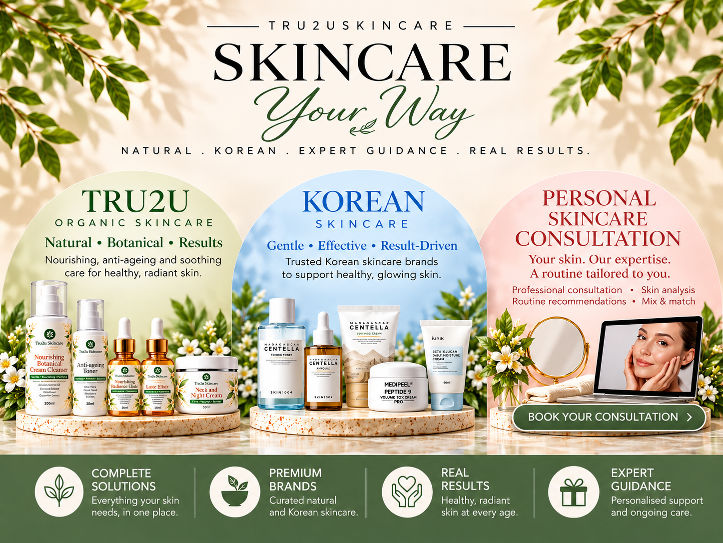Botanical skincare, your way